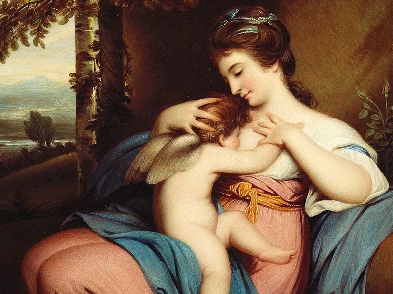 1755-Henry Bone - La speranza che nutre l'amore (1808)